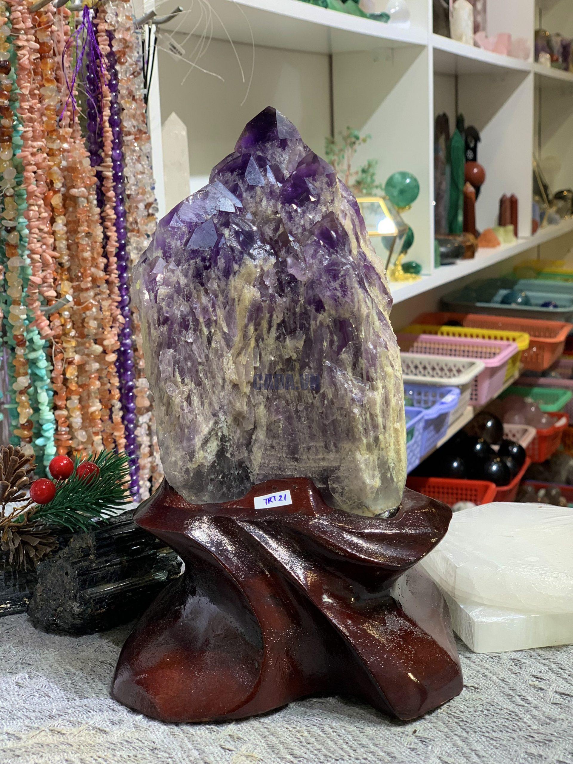 Thạch Anh Tím biến thể tháp – BAHIA AMETHYST BOUQUET (TRT21)