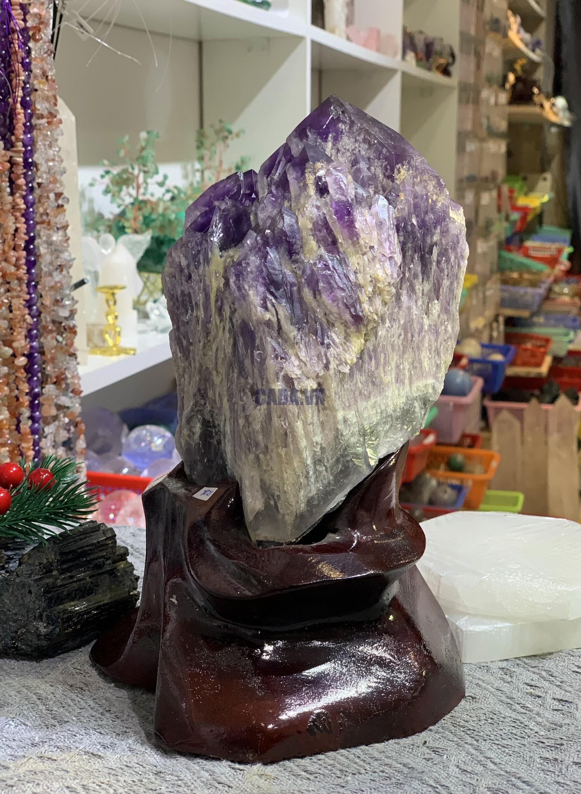 Thạch Anh Tím biến thể tháp – BAHIA AMETHYST BOUQUET (TRT21)