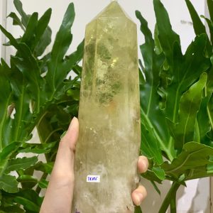 TRỤ THẠCH ANH VÀNG – KT: 23*5,5CM, KL: 1,158KG (TK105)