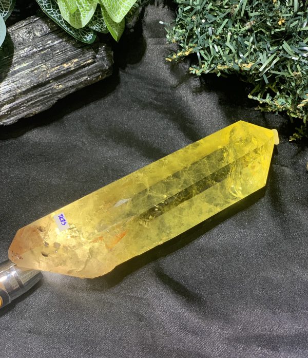 TRỤ THẠCH ANH VÀNG – KT: 19*6CM, KL: 0,756KG (TK83)