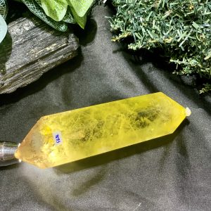 TRỤ THẠCH ANH VÀNG – KT: 16*5CM, KL: 0,534KG (TK93)