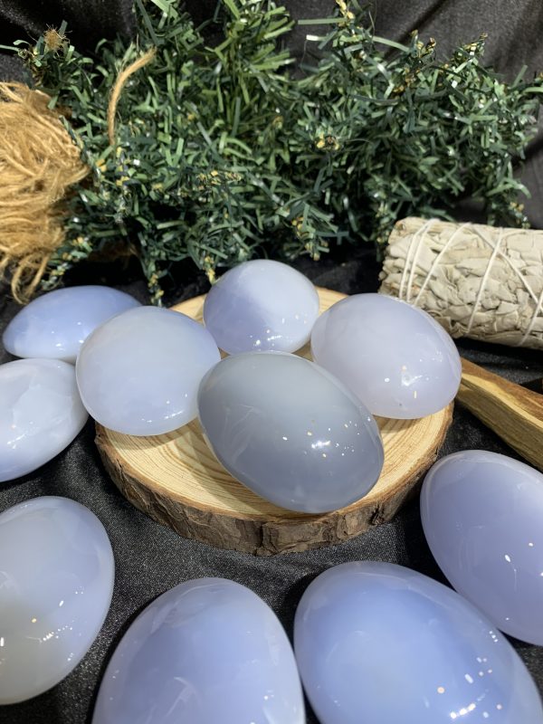 Đá Palm Blue Chalcedony | Đá trang trí, sưu tầm, healing | CADA DECOR