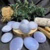 Đá Palm Blue Chalcedony | Đá trang trí, sưu tầm, healing | CADA DECOR