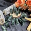 Trụ Mắt Rồng Xanh – Seraphinite | Đá trang trí, sưu tầm, healing | CADA DECOR
