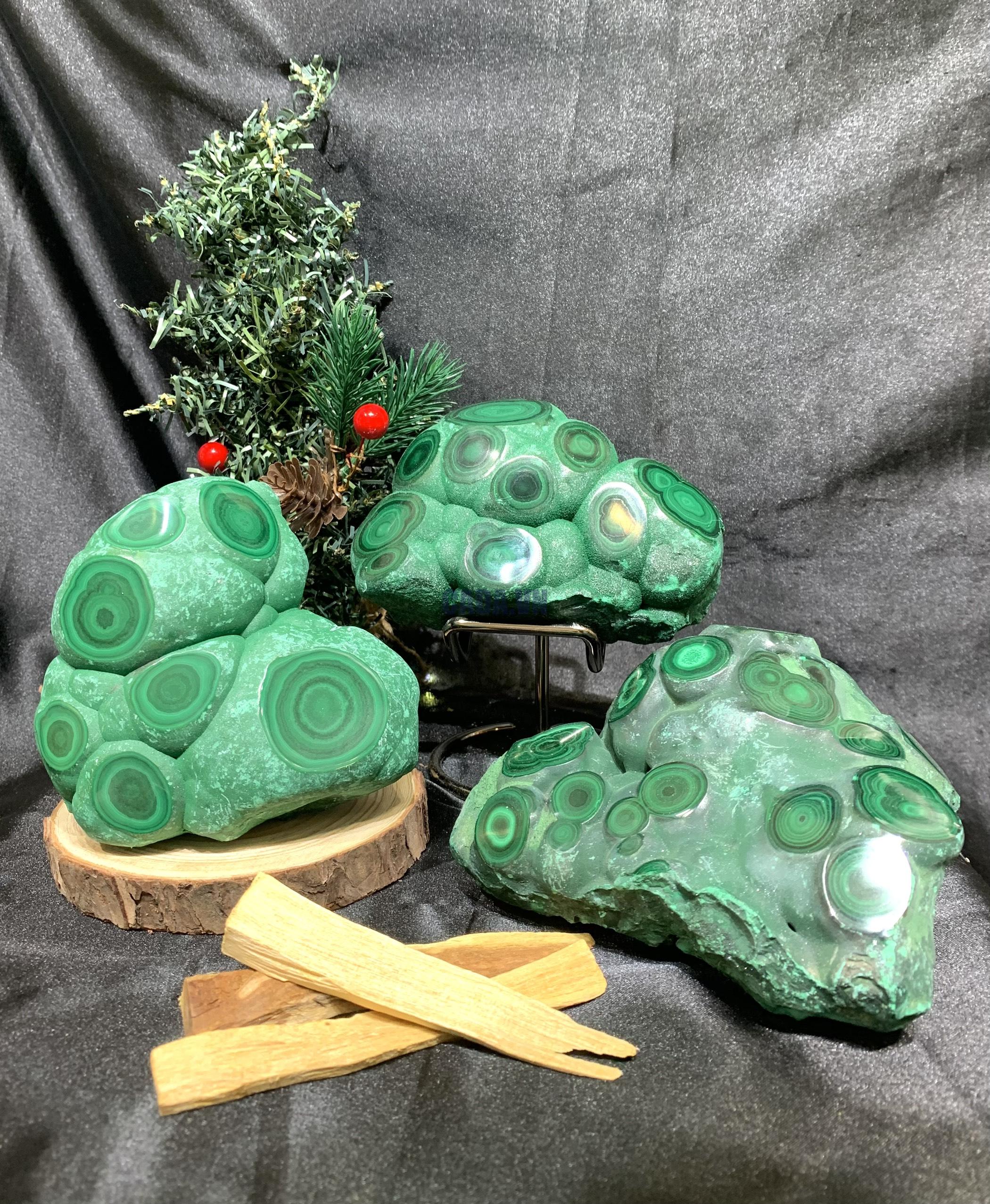 Đá Lông Công - Khổng Tước - Malachite | CADA DECOR