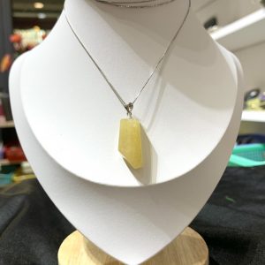 Dây chuyền bạc đá Heliodor( Nhóm Beryl) | CADA DECOR