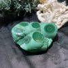 Nu Lông Công – Malachite (NLC06), KL: 1,332KG, KT: 14*11CM | CADA DECOR