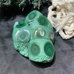 Nu Lông Công - Malachite (NLC06), KL: 1,332KG, KT: 14*11CM | CADA DECOR