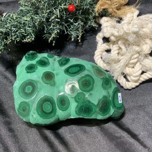 Nu Lông Công - Malachite (NLC04), KL: 2,156KG, KT: 18*12CM | CADA DECOR