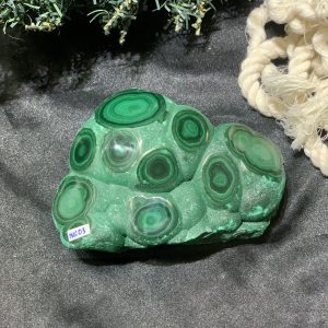 Nu Lông Công - Malachite (NLC03), KL: 0,934KG, KT: 13*8CM | CADA DECOR