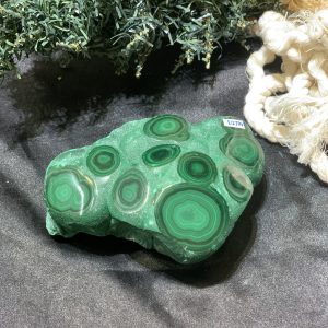 Nu Lông Công - Malachite (NLC03), KL: 0,934KG, KT: 13*8CM | CADA DECOR