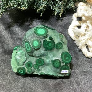 Nu Lông Công - Malachite (NLC02), KL: 1,378KG, KT: 13*10CM | CADA DECOR