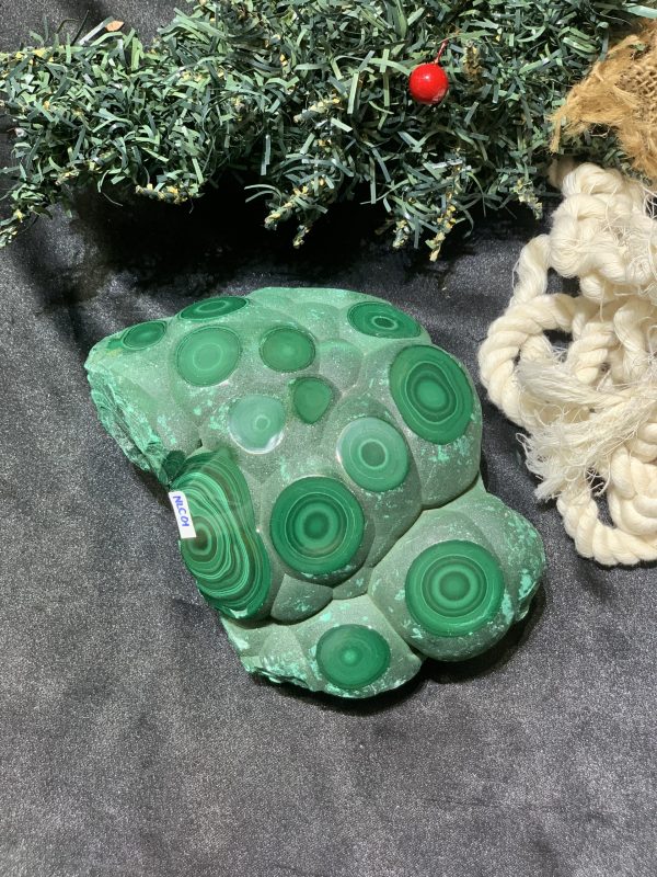 Nu Lông Công - Malachite (NLC01), KL: 1,408KG, KT: 15*10CM | CADA DECOR