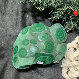 Nu Lông Công - Malachite (NLC01), KL: 1,408KG, KT: 15*10CM | CADA DECOR