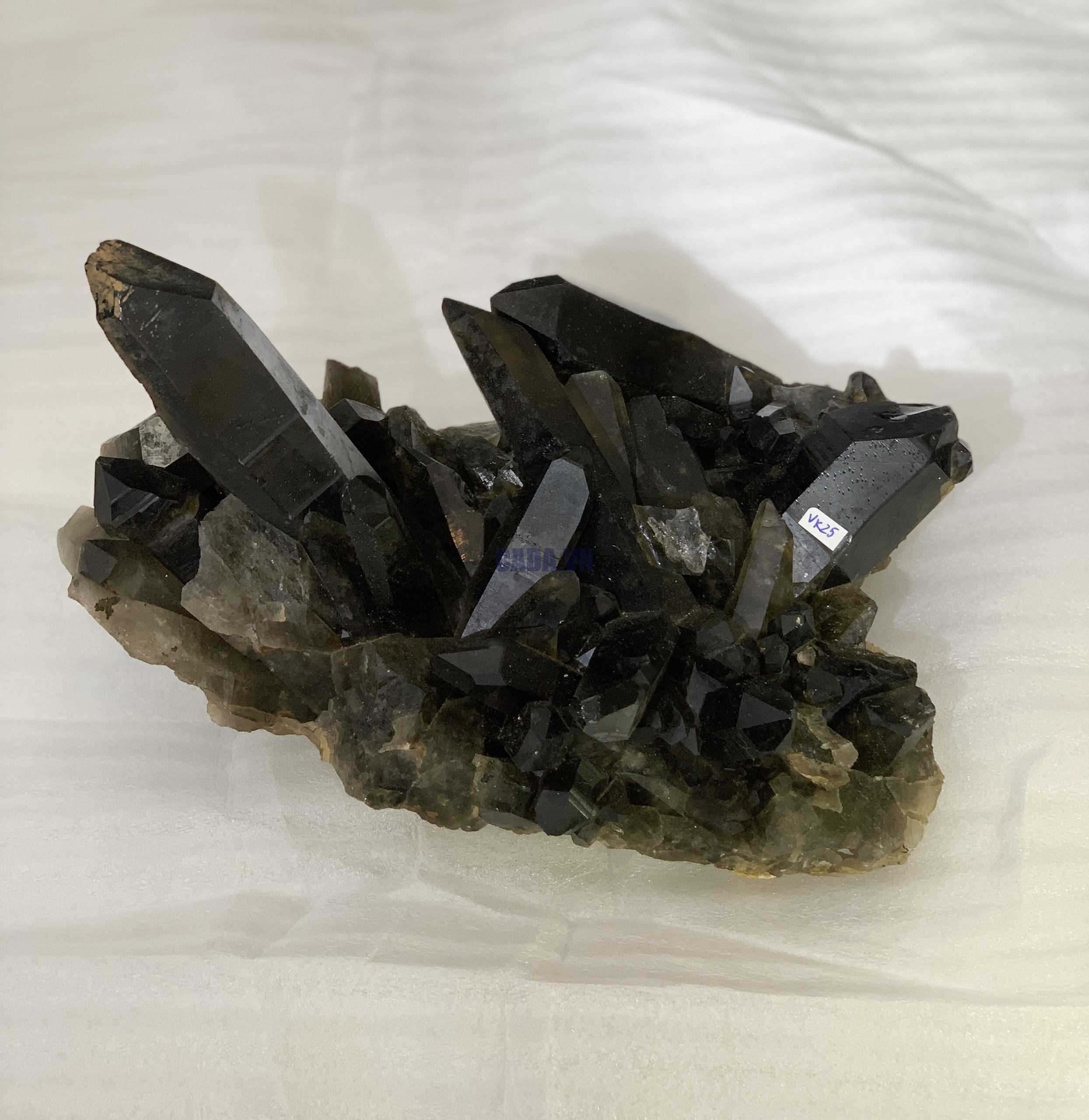 Cụm tinh thể Thạch Anh Khói Vàng – Smoky citrine quartz (VK25) | CADA DECOR
