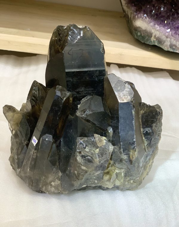 Cụm tinh thể Thạch Anh Khói Vàng – Smoky citrine quartz (VK26) | CADA DECOR