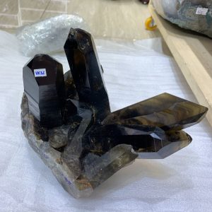 Cụm tinh thể Thạch Anh Khói Vàng – Smoky citrine quartz (VK32) | CADA DECOR