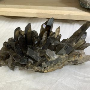 Cụm tinh thể Thạch Anh Khói Vàng – Smoky citrine quartz (VK33) | CADA DECOR