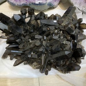 Cụm tinh thể Thạch Anh Khói Vàng – Smoky citrine quartz (VK35) | CADA DECOR