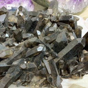 Cụm tinh thể Thạch Anh Khói Vàng – Smoky citrine quartz (VK35) | CADA DECOR