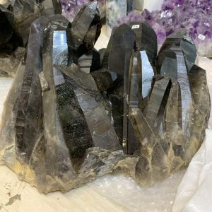 Cụm tinh thể Thạch Anh Khói Vàng – Smoky citrine quartz (VK36) | CADA DECOR