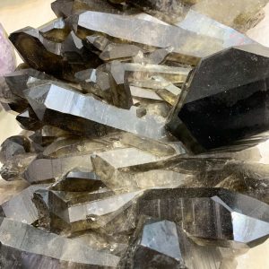 Cụm tinh thể Thạch Anh Khói Vàng – Smoky citrine quartz (VK38) | CADA DECOR