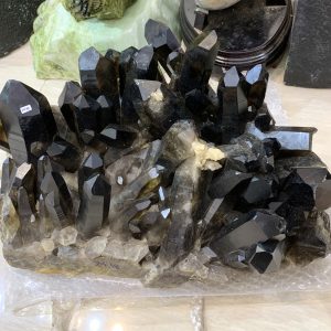 Cụm tinh thể Thạch Anh Khói Vàng – Smoky citrine quartz (VK39) | CADA DECOR