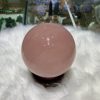 Bi cầu Thạch Anh Hồng sao – Rose Quartz Sphere (BH231), ĐK: 8,9CM, KL: 1,032KG