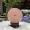 Bi cầu Thạch Anh Hồng sao – Rose Quartz Sphere (BH233), ĐK: 9,2CM, KL: 1,142KG