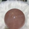 Bi cầu Thạch Anh Hồng sao – Rose Quartz Sphere (BH233), ĐK: 9,2CM, KL: 1,142KG