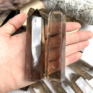 Trụ thạch anh khói trong - Smoky quartz | CADA DECOR