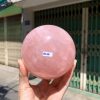 Bi cầu Thạch Anh Hồng sao – Rose Quartz Sphere (BH226), ĐK: 9,4CM, KL: 1,262KG