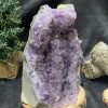 HỐC THẠCH ANH TÍM NHỎ – SMALL AMETHYST GEODE (TV427), KL: 1,876KG, KT: 12,5*15,4CM