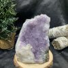 HỐC THẠCH ANH TÍM NHỎ – SMALL AMETHYST GEODE (TV433), KL: 0,698KG, KT: 8*12,5CM