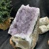 HỐC THẠCH ANH TÍM NHỎ – SMALL AMETHYST GEODE (TV432), KL: 2,148KG, KT: 16,3*16CM