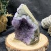 HỐC THẠCH ANH TÍM NHỎ – SMALL AMETHYST GEODE (TV425), KL: 0,46KG, KT: 7,5*10,5CM