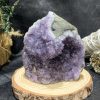 HỐC THẠCH ANH TÍM NHỎ – SMALL AMETHYST GEODE (TV425), KL: 0,46KG, KT: 7,5*10,5CM