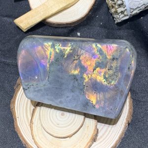 ĐÁ XÀ CỪ – HẮC NGUYỆT QUANG – Labradorite (XC227) – KL: 530GRAM