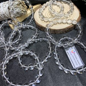 Vòng tay thạch anh trắng- Clear quartz 10mm | CADA DECOR
