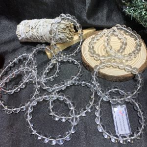 Vòng tay thạch anh trắng- Clear quartz 10mm | CADA DECOR