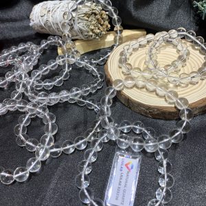 Vòng tay thạch anh trắng- Clear quartz 10mm | CADA DECOR