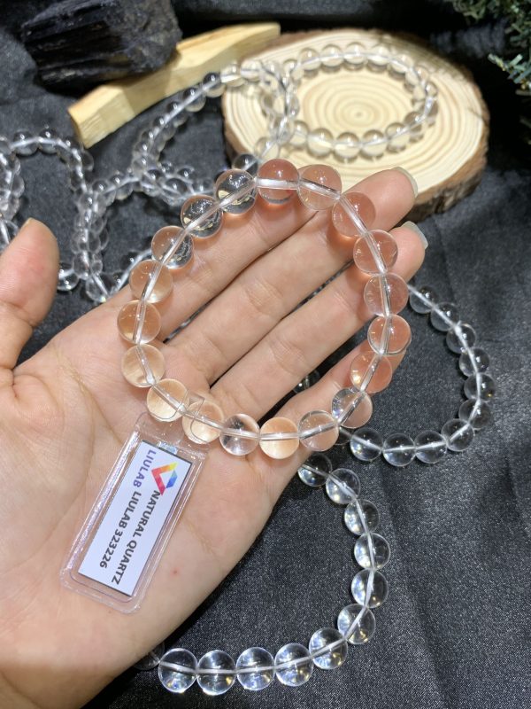 Vòng tay thạch anh trắng- Clear quartz 10mm | CADA DECOR