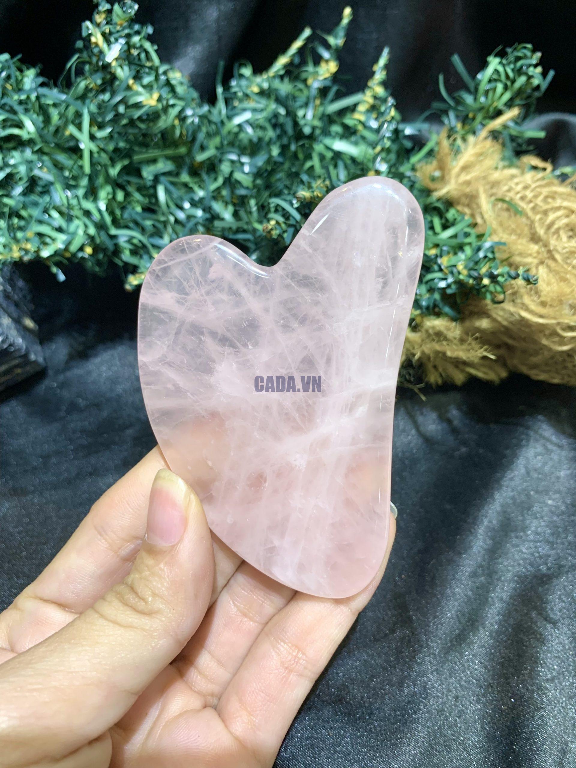 Gua Sha Thạch Anh Hồng | CADA DECOR