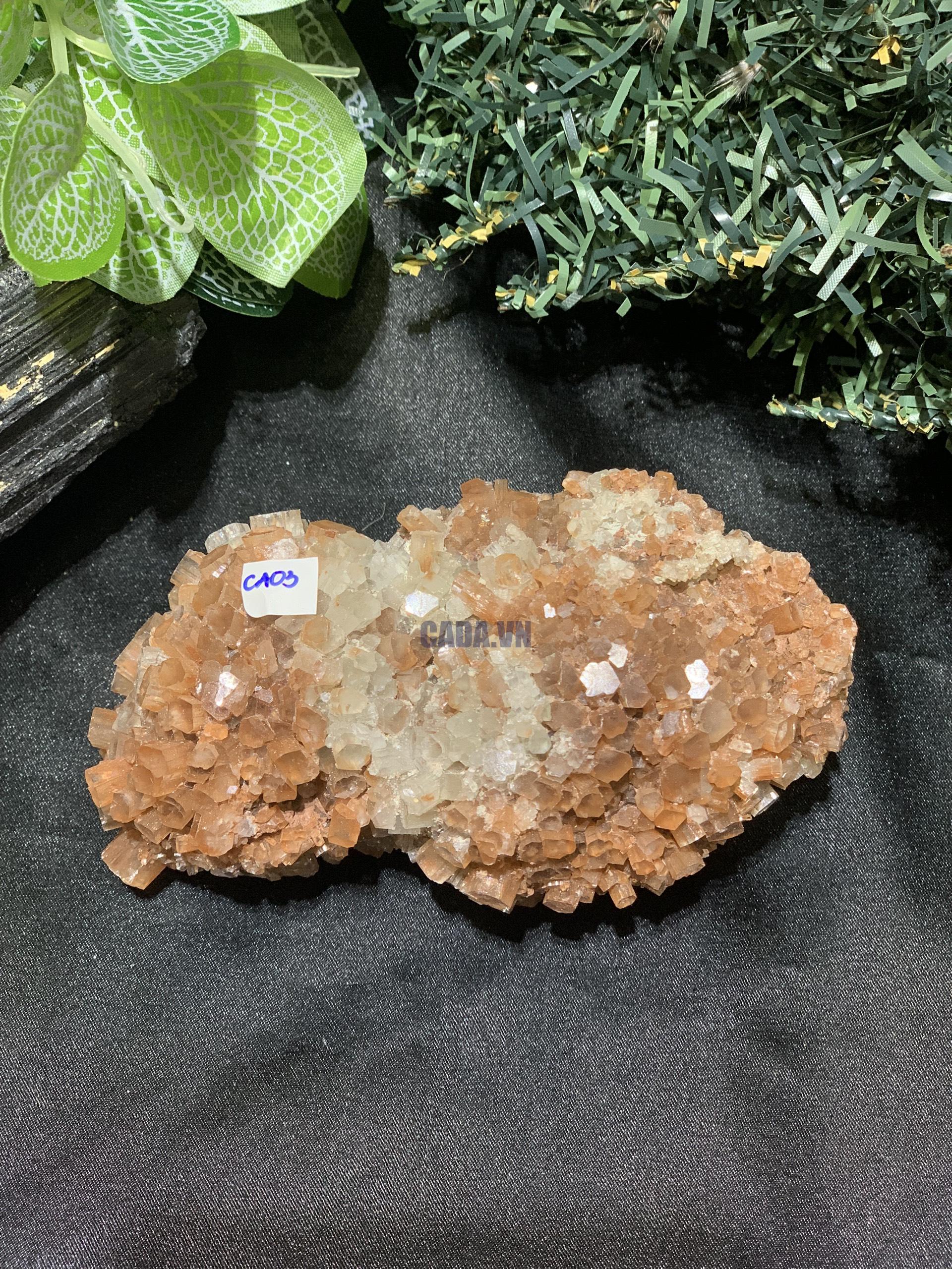 CỤM TINH THỂ ARAGONITE – KT: 11*6,5CM, KL: 0,42KG (CA03)