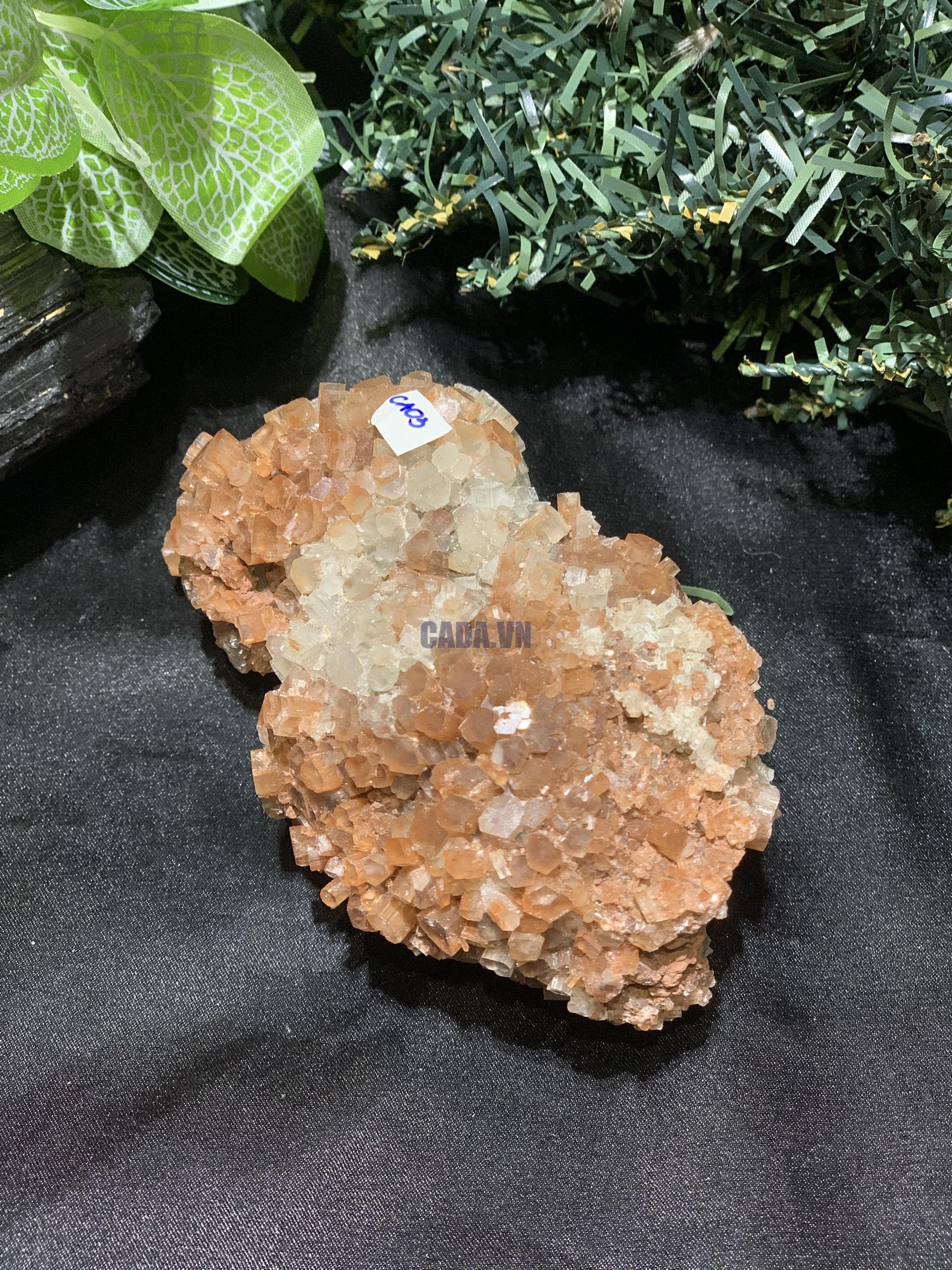 CỤM TINH THỂ ARAGONITE – KT: 11*6,5CM, KL: 0,42KG (CA03)