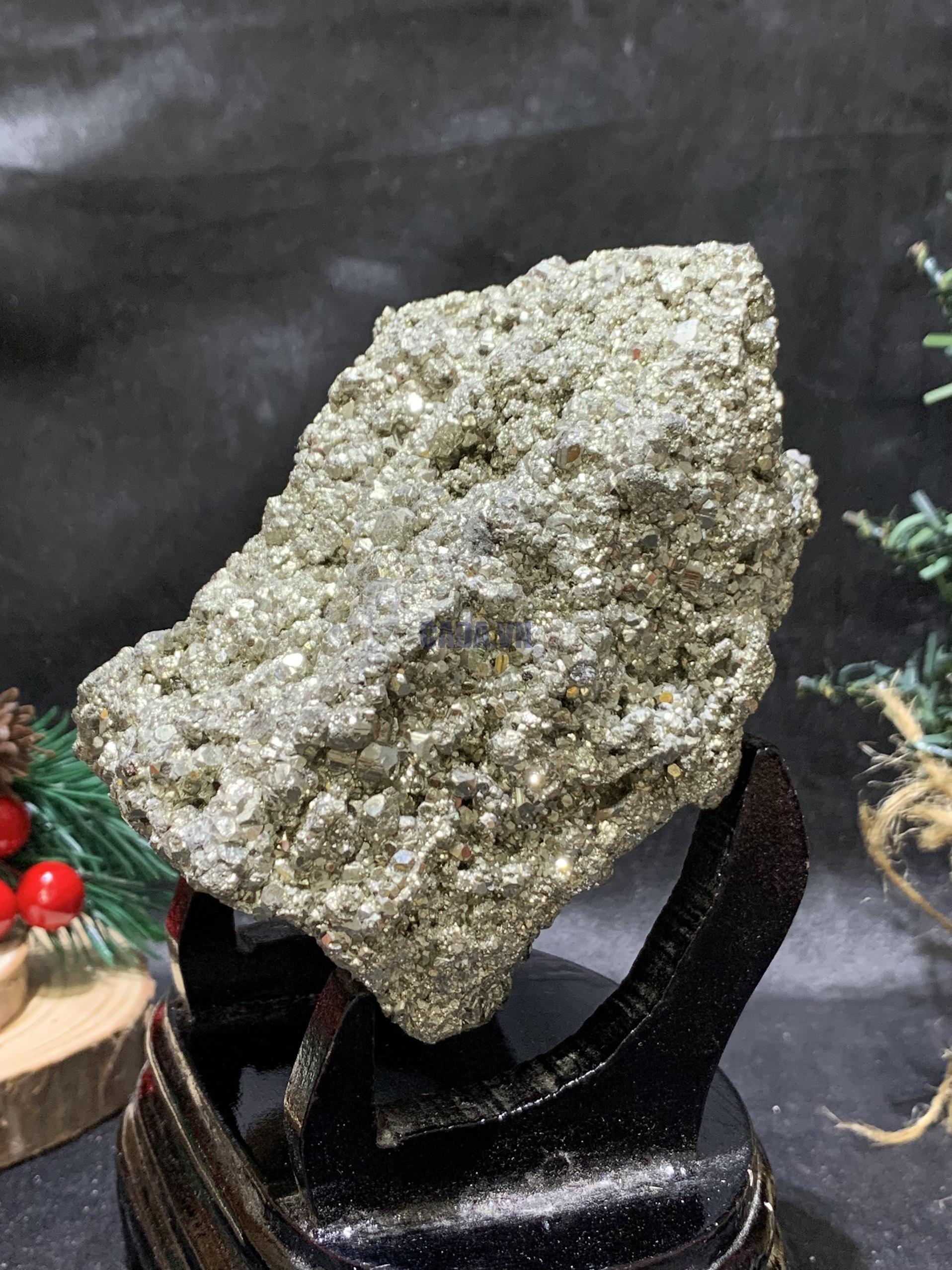 TINH THỂ VÀNG GĂM – Pyrite (TVG01), KL: 1.24KG