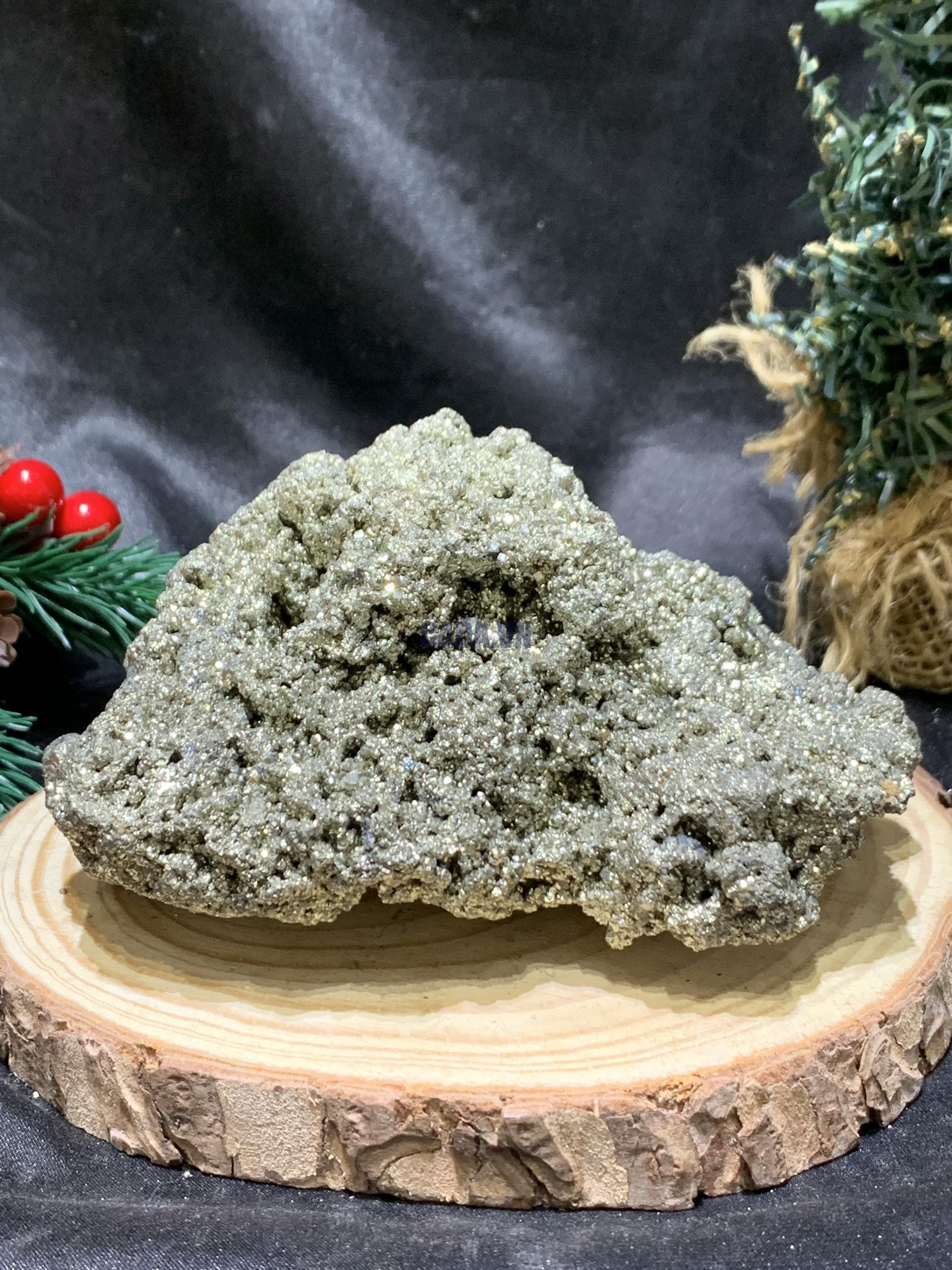 TINH THỂ VÀNG GĂM – Pyrite (TVG07), KL: 1.01KG