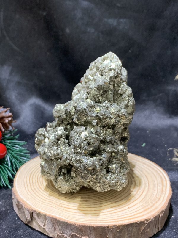 TINH THỂ VÀNG GĂM – Pyrite (TVG10), KL: 0.76KG