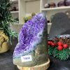 HỐC THẠCH ANH TÍM NHỎ – SMALL AMETHYST GEODE (TV432), KL: 0,63KG, KT: 12*8,5CM