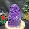 HỐC THẠCH ANH TÍM NHỎ – SMALL AMETHYST GEODE (TV446), KL: 0,715KG, KT: 13*6,5CM